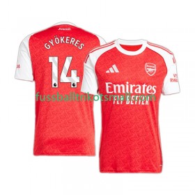 Fußballtrikots Arsenal Viktor Gyokeres 14 2025-2026 Kurzarm Heimtrikotsatz kaufen